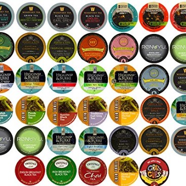 40-count TEA Single Serve Cups for Keurig K Cup Brewers Variety Pack Sampler