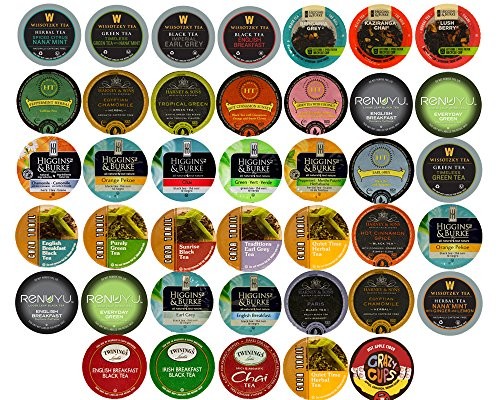 40-count TEA Single Serve Cups for Keurig K Cup Brewers Variety Pack Sampler
