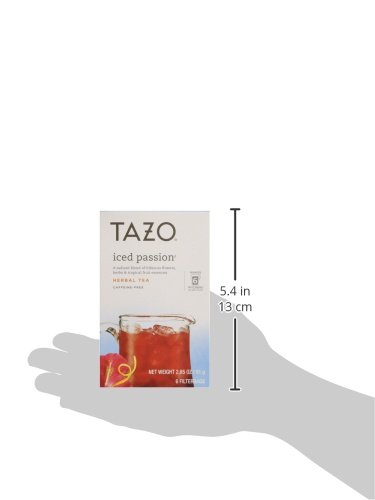 Tazo Iced Tea Passion 6 Bags (Case of 4)