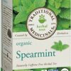 Traditional Medicinals Organic Spearmint Tea, 16 Tea Bags (Pack of 6)