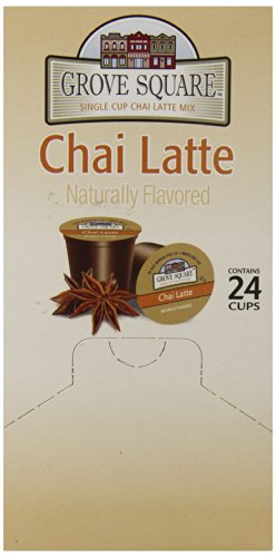 Grove Square Tea, Chai Latte, 24 Single Serve Cups