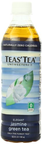 Teas’ Tea, Unsweetened Jasmine Green Tea, 16.9 Ounce