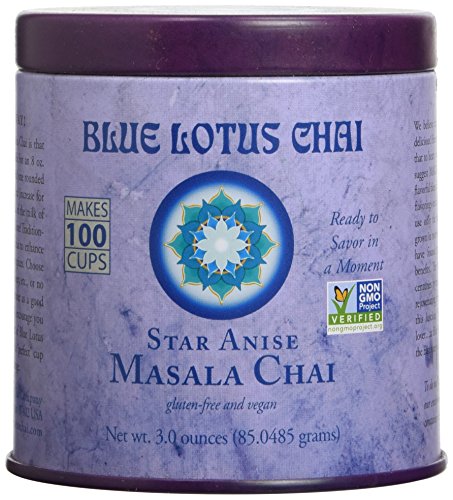 Blue Lotus Star Anise Masala Chai – 3oz Tin (100 cups)