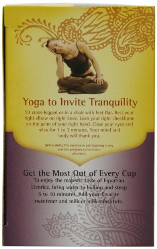 Yogi Egyptian Licorice Tea, 16 Tea Bags (Pack of 6)