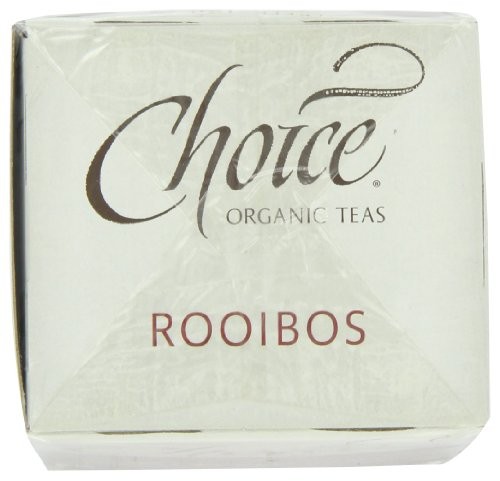 Choice Organic Rooibos, Red Bush Tea, Caffine Free, 16-Count Box (Pack of 6)
