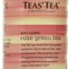 Teas’ Tea, Unsweetened Rose Green Tea, 16.9 Ounce (Pack of 12)