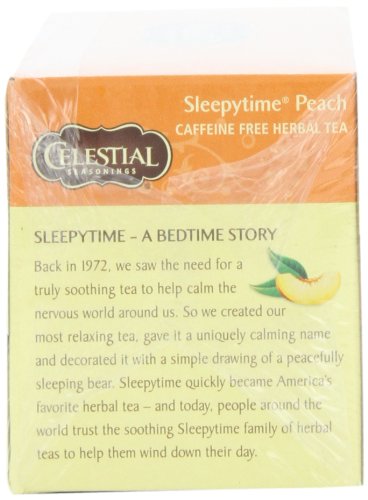 Celestial Seasonings Sleepytime Peach Tea, 20 Count