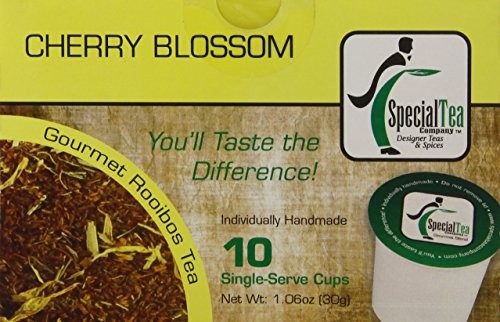 Special Tea Single Serve Cup Cherry Blossom Rooibos Tea, 10 Count