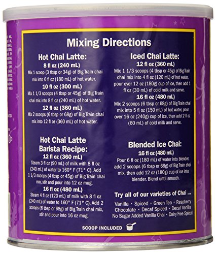 Big Train Spiced Chai, 1.9-Pound Cans (Pack of 2)