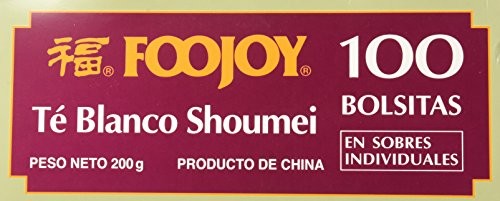 Foojoy Shoumei White Tea 100 Tea Bags