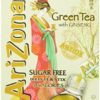 AriZona Green Tea with Ginseng Sugar Free Iced Tea Stix, 10 Count, (Pack of 6)