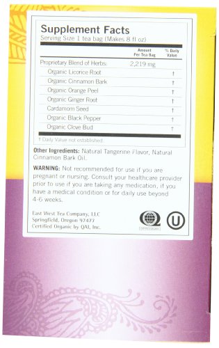 Yogi Egyptian Licorice Tea, 16 Tea Bags (Pack of 6)