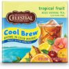Celestial Seasonings Tropical Fruit Cool Brew Iced Herbal Tea, 40 Count 3.2 Ounce Boxes (Pack of 6)