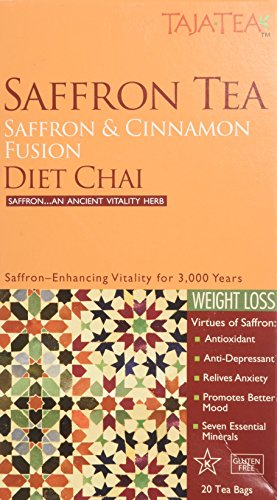 Saffron Cinnamon Diet Chai Tea 20 Bags