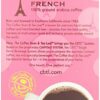 CBTL French Brew Coffee Capsules By The Coffee Bean & Tea Leaf, 128 Grams,16-Count Box