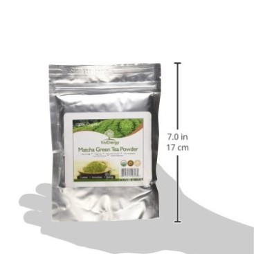 Certified High Quality Organic Matcha Green Tea Powder for Increased Energy, Elevated Mood, and Natural Weight Loss