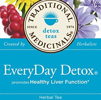 Traditional Medicinals EveryDay Detox Tea, 16 Tea Bags (Pack of 6)