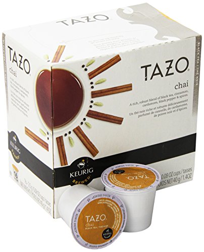 Starbucks Tazo Chai Black Tea Keurig Brewed 16 K-cup