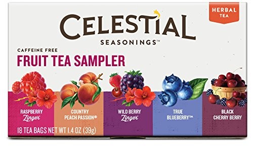 Celestial Seasonings Fruit Tea Sampler, 18 Count (Pack of 6)