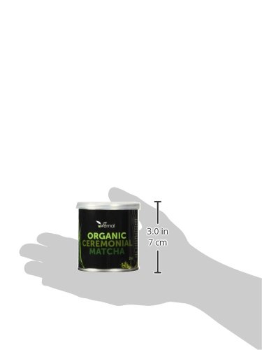 Organic Ceremonial Matcha – Best Taste – USDA Organic – Energy Booster – Green Tea Powder (2oz)