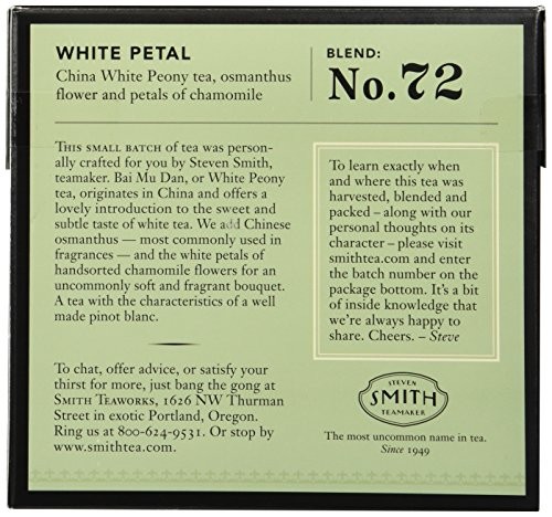 Smith Teamaker White Petal Blend No. 72 – 15 Count