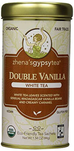 Zhena’s Gypsy Tea,Double Vanilla, 22 Count Tea Sachets