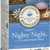 Traditional Medicinals Organic Nighty Night Tea, 16 Tea Bags (Pack of 6)