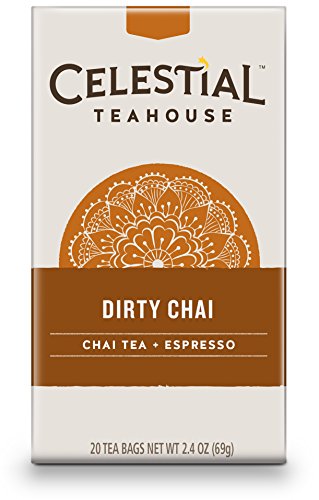 Celestial Seasonings Dirty Chai Tea, 20 Count (Pack of 6)