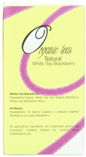 Tea Of Life Organic White Tea, Blackberry, 20 Count