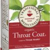 Traditional Medicinals Organic Throat Coat Tea, 16 Tea Bags (Pack of 6)