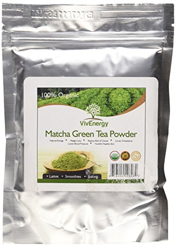 Certified High Quality Organic Matcha Green Tea Powder for Increased Energy, Elevated Mood, and Natural Weight Loss