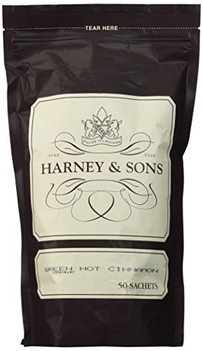 Harney & Sons Fine Teas Green Hot Cinnamon Spice – 50 Sachets