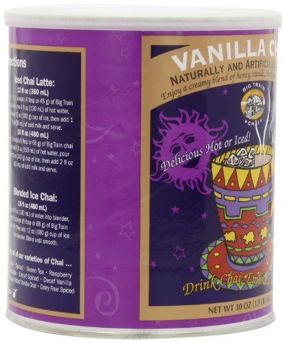 Big Train Vanilla Chai, 1.9-Pound Cans (Pack of 2)