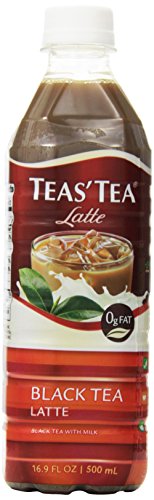 Teas’ Tea Latte, Black Tea, 16.9 Ounce (Pack of 12)