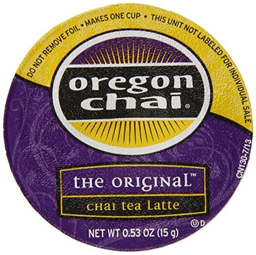 Oregon Chai Oregon Chai Single Serve Cups, 12 Count