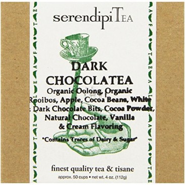 SerendipiTea Dark ChocolaTea, Oolong, Caffeinated, 4-Ounce