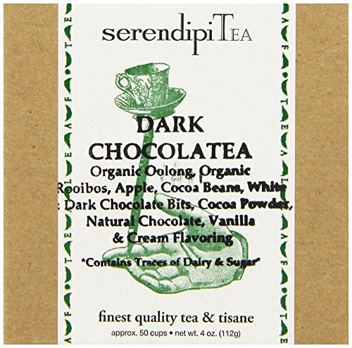 SerendipiTea Dark ChocolaTea, Oolong, Caffeinated, 4-Ounce