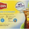 Lipton Decaffeinated Cold Brew, Family Size Tea Bags, 22 Count (Pack of 3)