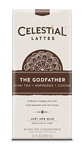 Celestial Seasonings The Godfather Chai Tea Latte Concentrate, 32 Fluid Ounce (Pack of 6)