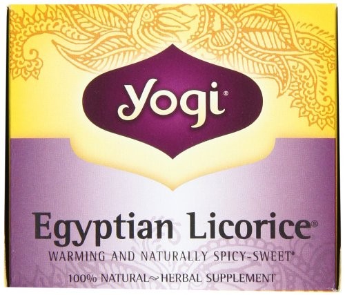 Yogi Egyptian Licorice Tea, 16 Tea Bags (Pack of 6)