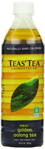 Teas’ Tea, Unsweetened Golden Oolong Tea, 16.9 Ounce (Pack of 12)