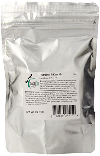 Special Tea Traditional Ti Kuan Yin Loose Leaf Oolong Tea, 3 Ounce