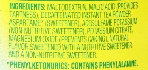 Lipton  Iced Tea Mix, Diet Decaffeinated Lemon ,3 Ounce(Pack of 4)