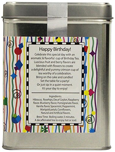 Harney and Sons Birthday Tea Tin, 20 Sachets