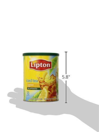 Lipton Iced Tea Mix, Decaffeinated Lemon Sweetened (1 lbs 9.1 ounces) (Pack of 3)