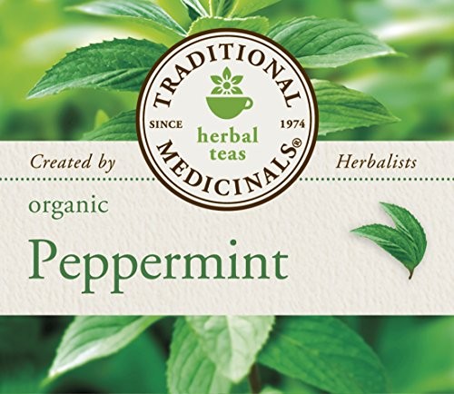 Traditional Medicinals Organic Peppermint Tea, 16 Tea Bags (Pack of 6)