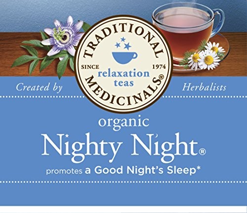 Traditional Medicinals Organic Nighty Night Tea, 16 Tea Bags (Pack of 6)