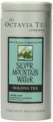 Octavia Tea Silver Mountain Water Oolong Tea, Loose Tea, 3.7-Ounce Tin