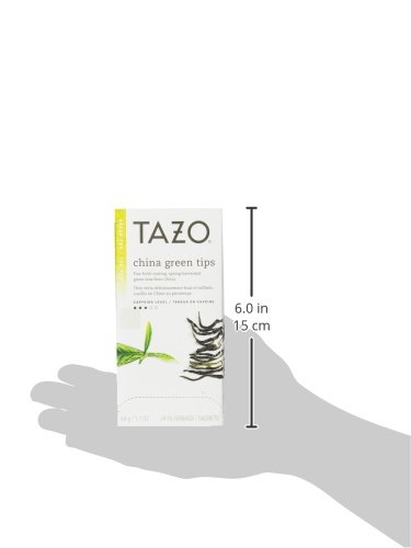 Tazo China Green Tips  Filter Bag Tea, 24-Count Packages (Pack of 6)