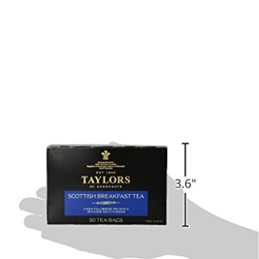 Taylors of Harrogate Scottish Breakfast Tea, 50 Count Tea Bags